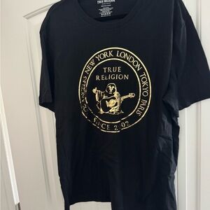 True Religion Black Graphic T-Shirt